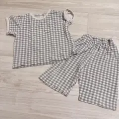 チェック柄パジャマセット 100cm 90cm