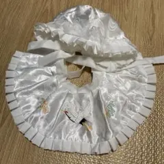 お宮参り　帽子　スタイ　セット