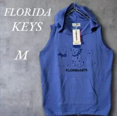 FLORIDA KEYS　新品未使用　ノースリーブニットパーカー　M　日本製