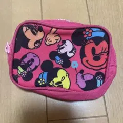 ディズニー　東京ディズニーリゾート　ミニーマウス　ミニポーチ　ピンク
