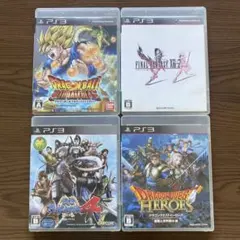 PS3 ゲームソフトセット 4本
