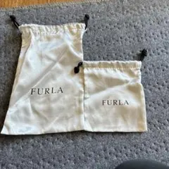 FURLA サテン風巾着袋 大・小セットのサムネイル