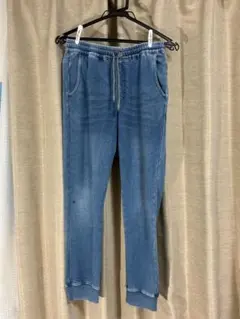 デニム風 スウェットパンツ ジョガーパンツ キッズ トップバリュ 160のサムネイル