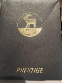 未使用メンズPRESTIGEカシミヤ100%タートル長袖モスグリーン6129XLのサムネイル