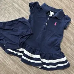 Ralph Lauren ネイビー ワンピース 12M