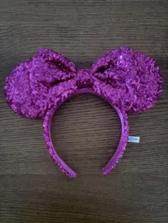 ミニーマウス　ピンクカチューシャ　ディズニー