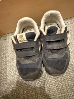 ニューバランス313 キッズシューズ スニーカー ブラック 16.5