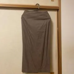 journal standard luxeブラウン系チェック タイトスカートのサムネイル