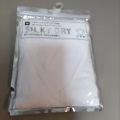 シルキードライ Vネック Tシャツ M ホワイト
