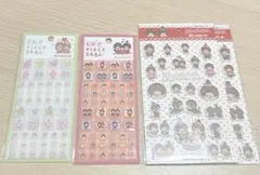【新品】モンチッチ カットピースシール & ぷくっとシール4枚セット 正規品