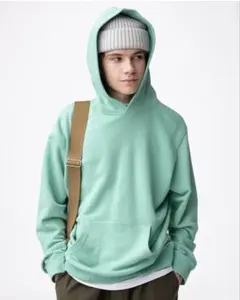 GU ミントグリーン フード付きパーカー