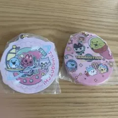 たまごっち　アクリルスライドミラーコレクション　デザインB E 2点