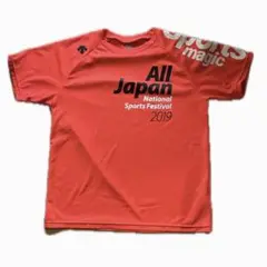 All Japan オレンジ Tシャツ