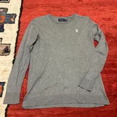 POLO RALPH LAUREN グレー コットンセーター XSラルフローレン