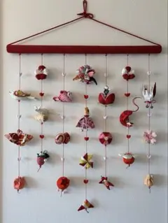 可愛いつるし雛No.191 壁掛けタイプ・ひな祭り・桃の節句・さげもんつるし飾り