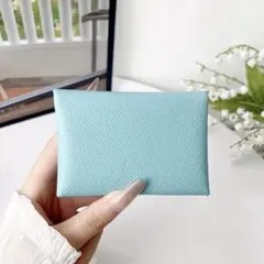 ターコイズ　コインケース　ミニ財布　カードケース　名刺入れ　ポーチ　シンプル