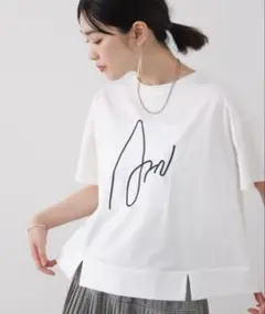 Bou Jeloud アートロゴカットソー