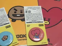 BT21 缶バッジ ポスカ TATA SHOOKY