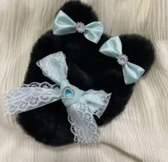 10cm ~ 12cm ぬい服　着ぐるみ　ハンドメイド くま　ブラック