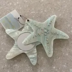 【新品、未使用】Tippi コンパクトミラー スターフィッシュ 手鏡 ミラー