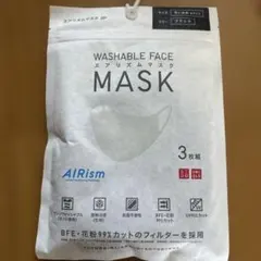 UNIQLO AIRism ブラックマスク 3枚セット ちいさめＭサイズ