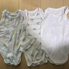 ベビー用 ノースリーブ ロンパース 3枚セット　ユニクロ　エアリズム