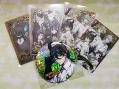 ツイステ　マレウス　namco　とるモ　缶バッジ　メタカ　ウエハース