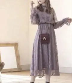 タグ付き新品　総レース　ワンピース