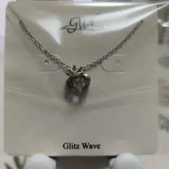 未開封 Glitz Wave ネックレス クラウン シルバーカラー