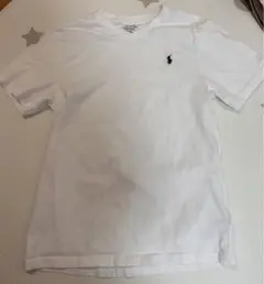 Polo Ralph Lauren ホワイト Vネック Tシャツ