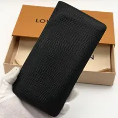 ルイ ヴィトン エピ ポルトフォイユ ブラザ ブラック 長財布 黒 二つ折り財布