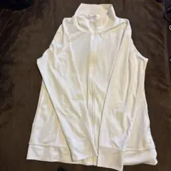 épate ホワイト フルジップジャージ M