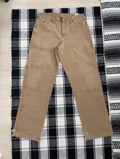 Dickiesダック地 W32×32 ペインターパンツ 雰囲気系　ブラウン