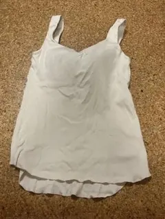 カップ付きタンクトップ ホワイト グレー 2色セット