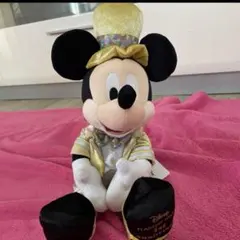 限定！希少！1番人気！ディズニーミッキー ぬいぐるみ　金