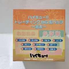 ハイキュー!! トレーディングBIG缶バッジ　浴衣　1BOX　全10種