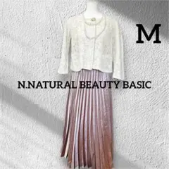 上品レース×艶プリーツ✨セレモニー2点セット M 入学式 卒業式 ママスーツ