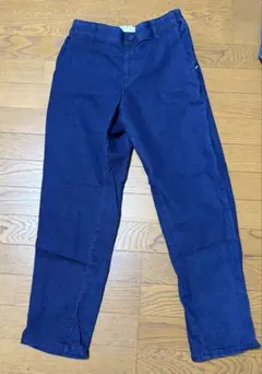 ダークブルー ウエストゴム デニムパンツ