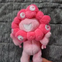 ミャクミャク 桜 ぬいぐるみ キーホルダー ピンク マスコット カラビナ
