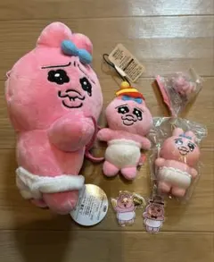 おぱんちゅうさぎ　まとめ売り　ポシェット　シール　マスコット　ミニソフビフィギア