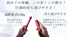 MINASA CARRY ROSE携帯用ヘアアイロン22mm