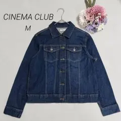 【シネマクラブCINEMA CLUB】デニムジャケット　Gジャン　定番　濃紺　Mのサムネイル