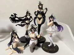 オーバーロード アルベドフィギュア5点セット開封済み