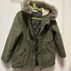 週末値引き　GLOBAL WORK キッズ 中綿コート カーキ XL