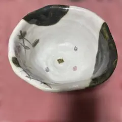 菓子鉢 河島浩三 志野梅 京都 清水焼 陶印あり 深鉢 大鉢 清水焼 河島浩三窯☆ 志野梅(しのうめ)浅鉢 菓子鉢 未使用‼️ガラス釉