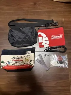 Coleman＆スヌーピーデザインポーチセット