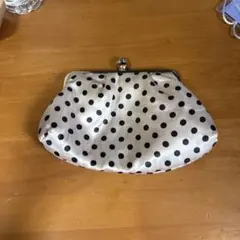 水玉模様がま口ポーチユナイテッドアロウズ