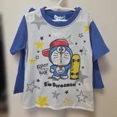 新品 110size ドラえもん 蓄光 パジャマ 光るパジャマ 半袖半ズボンのサムネイル