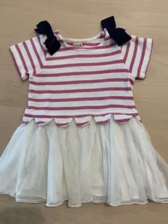 プティマイン　ワンピース　ロンパース　ボーダー