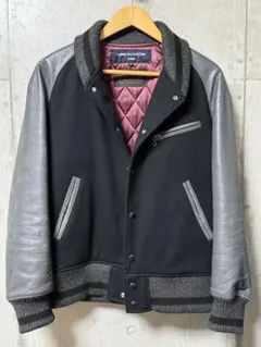 美品 コムデギャルソンオム レザースリーブ 切替 スタジャン レザージャケット 美品 コムデギャルソンオム レザースリーブ 切替 スタジャン レザー